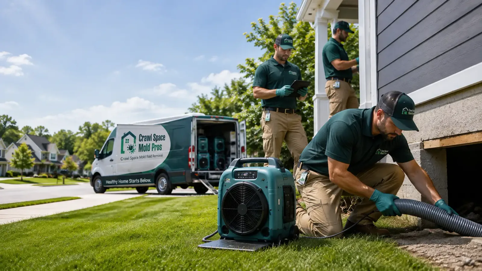 Crawl Space Mold Removal in Bath, IL